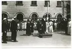 Studentexamen 1930-talet i Kalmar. Läroverket vid Stortorget.