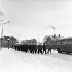 Fallskärmsjägarskolan i Karlsborg 1958. Inryckning.