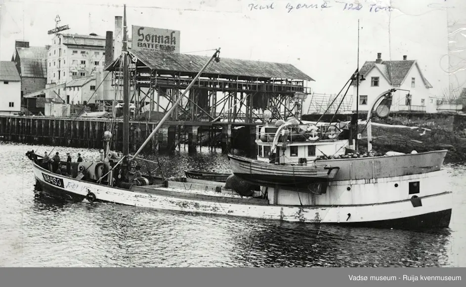 Fiskebåten "M/K Egil" som var i Karl Gærnæs eie i perioden 1966-1969.
