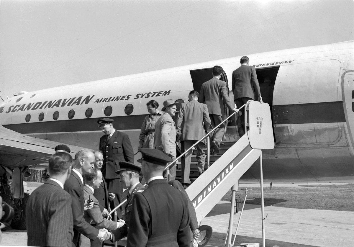 Fra flyplassen på Værnes
