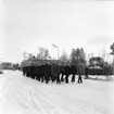 Fallskärmsjägarskolan i Karlsborg 1958. Inryckning.