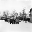 Fallskärmsjägarskolan i Karlsborg 1958. Inryckning.