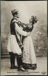 Gerda Krum-Nathansen og Holger Reenberg i "Den glade Enke".