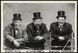 Nationaltheatrets sufflør, lysmester og inspisient.