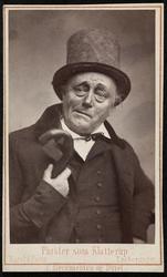 Phister som Klatterup i "Recencenten og Dyret".