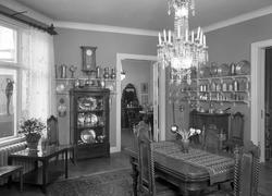 Bildserie tagen 1943 från Wilhelm Welins bostad. Våningen lå