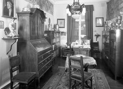 Bildserie tagen 1943 från Wilhelm Welins bostad. Våningen lå