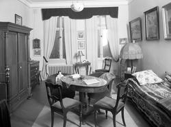 Bildserie tagen 1943 från Wilhelm Welins bostad. Våningen lå