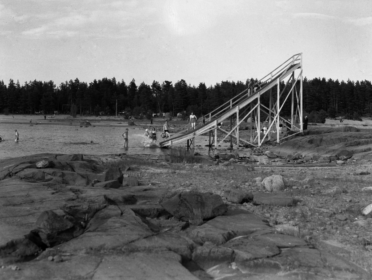 Karlstads Riviera: Bomstadbaden på 1930-talet.