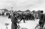 Bildsvit från Cirkus Strassburgers besök i Karlstad år 1929. Cirkusen är enligt expertisen den största som turnerat i Sverige.