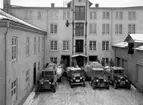 Bild från grossistföretaget Hakonbolagets verksamhet på Södra Kyrkogatan 7 i Karlstad. Firman var en av grundarna till dagens ICA-koncern. Bilden togs 1930.