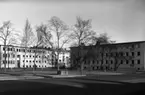 Landstingets och Lantmäteriets lokaler i Klara. Bilden tagen ca 1950.