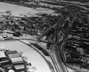 Vy över Karlstad västerut år 1935.