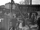 Pråmkanalen genomgår en  större renovering. Bilden togs 26/4 1935.