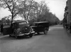 Krock på Sandbäcksgatan år 1939.