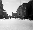 Vy från Järnvägsgatan runt 1950.