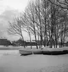 Vinter i Karlstad på 1930-talet.