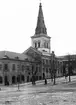 Kungsgatsbacken och Domkyrkan i slutet av 1940-talet.