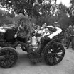 Rundturen i Karlstad år 1949 med blomsterdrottningen.