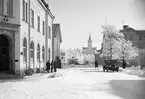 Storgatan i Sunne en vinterdag runt år 1930.