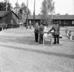 Fallskärmsjägarskolan i Karlsborg 1958. Örnparaden.