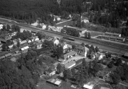 Flygvy över Molkom, Karlstad kommun.