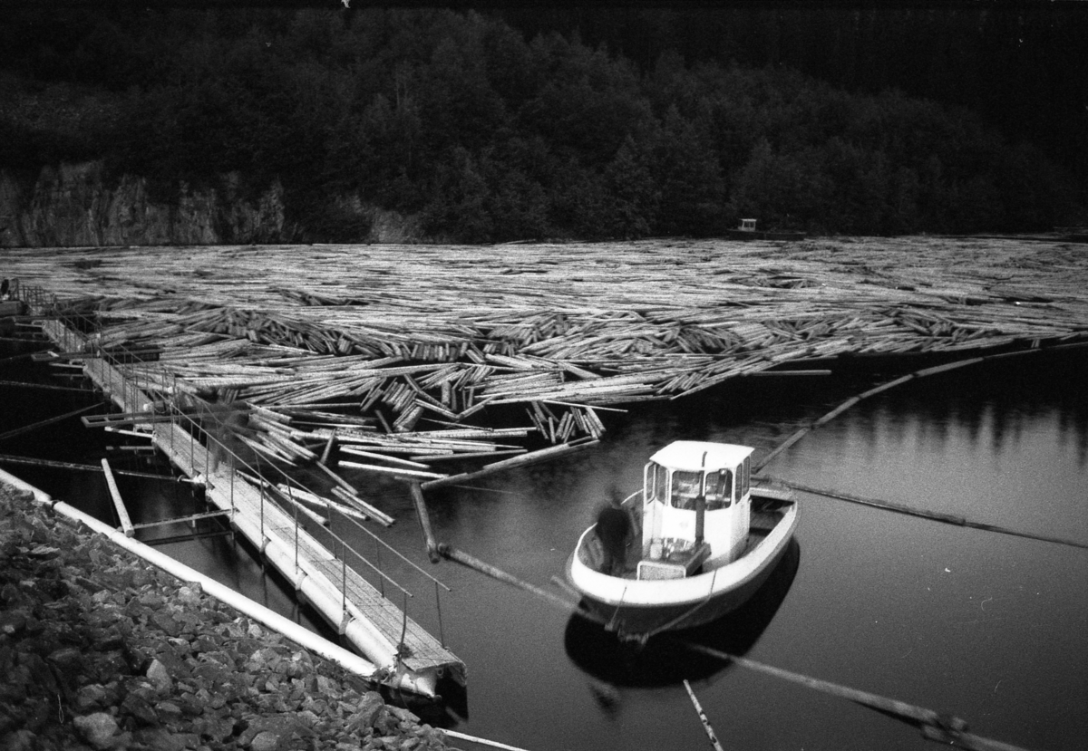 Flottning i övre Klarälvdalen