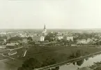 Karlstadsvy från Herrhagens vattentorn 1905.