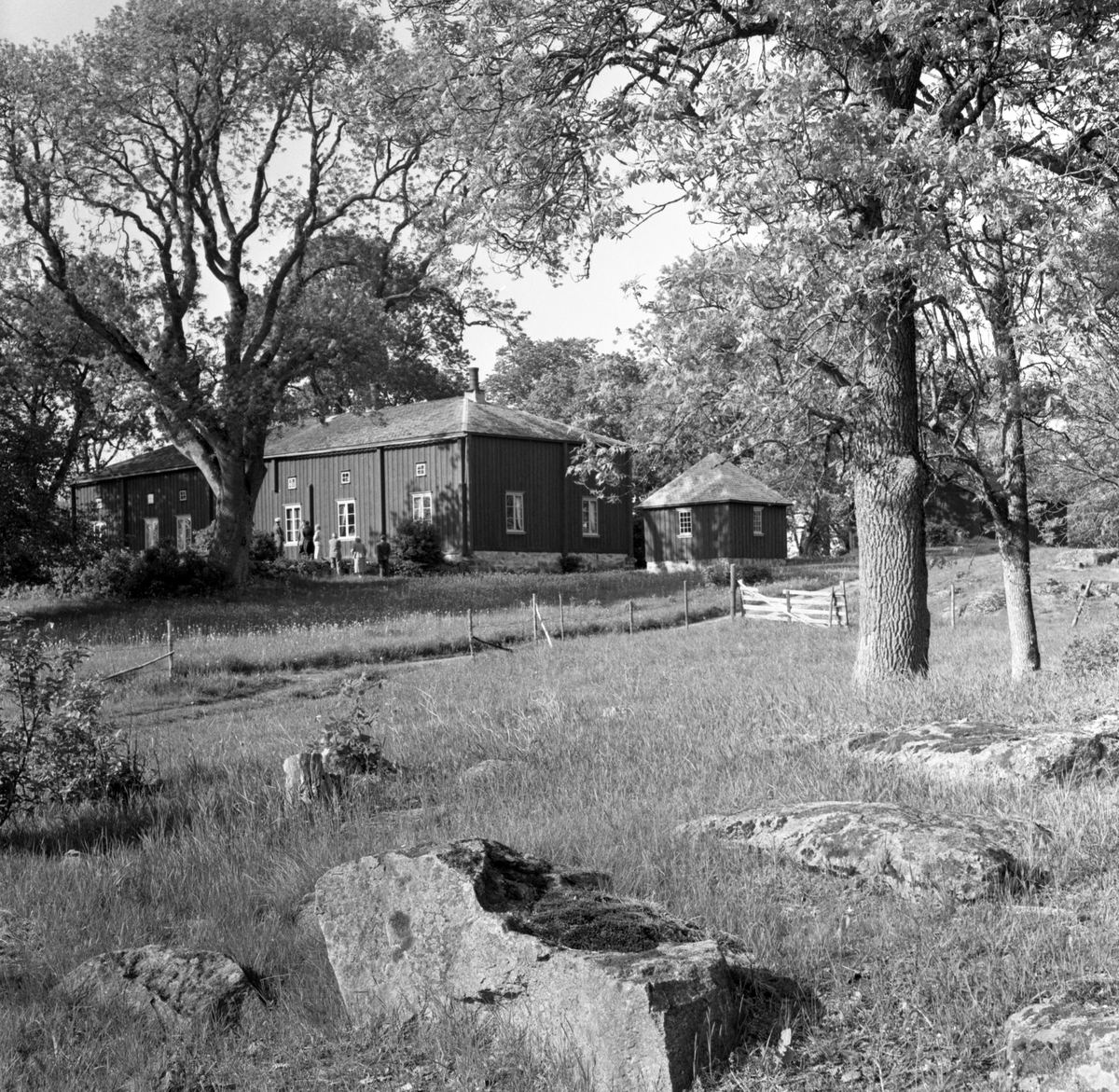 Museiföreningens årsmöte den 1 juni 1960 vid von Echstedska gården i västra Smedbyn.