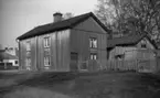 Tidstypisk utkantsbebyggelse i Karlstad  från tiden före branden 1865. Bilden tagen 1933.