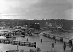Slottsbrosundet i början av 1930-talet.