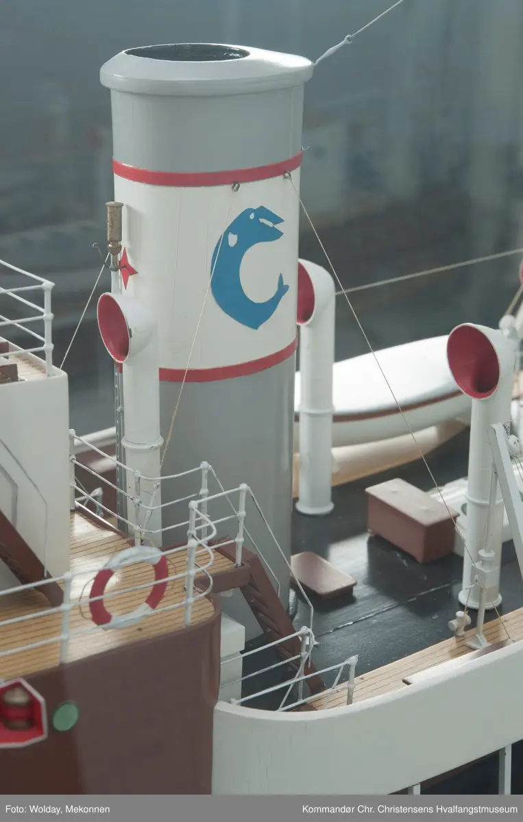 Modell av hvalbåten "Toern"