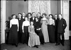 Wadsteins personal på Stora hotellet, 1911.
Fotograf E Sörman.