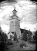 Kyrkoexteriör från Bro kyrka, 1931.
Fotograf E Sörman.