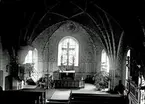 Kyrkointeriör Malma kyrka 1933
Fotograf E Sörman.