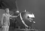 Gävleutställningen 1946 vid Gävletravet. Försvarets Dag