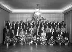 Möbelproduktions disponent Sven Andersson-Björn, 70- årsdag. 24 september 1945. På Centralhotellet i Gävle.