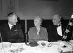 Gefle Segelsällskaps 70-års jubileum på Centralhotellet. Den 28 februari 1950