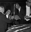 Ahlgrens Tekniska Fabrik AB, 70 årsjubileum.  Middag och medaljutdelning på Central Hotellet. 8 juni 1956.