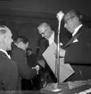 Ahlgrens Tekniska Fabrik AB, 70 årsjubileum.  Middag och medaljutdelning på Central Hotellet. 8 juni 1956.