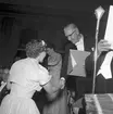 Ahlgrens Tekniska Fabrik AB, 70 årsjubileum.  Middag och medaljutdelning på Central Hotellet. 8 juni 1956.