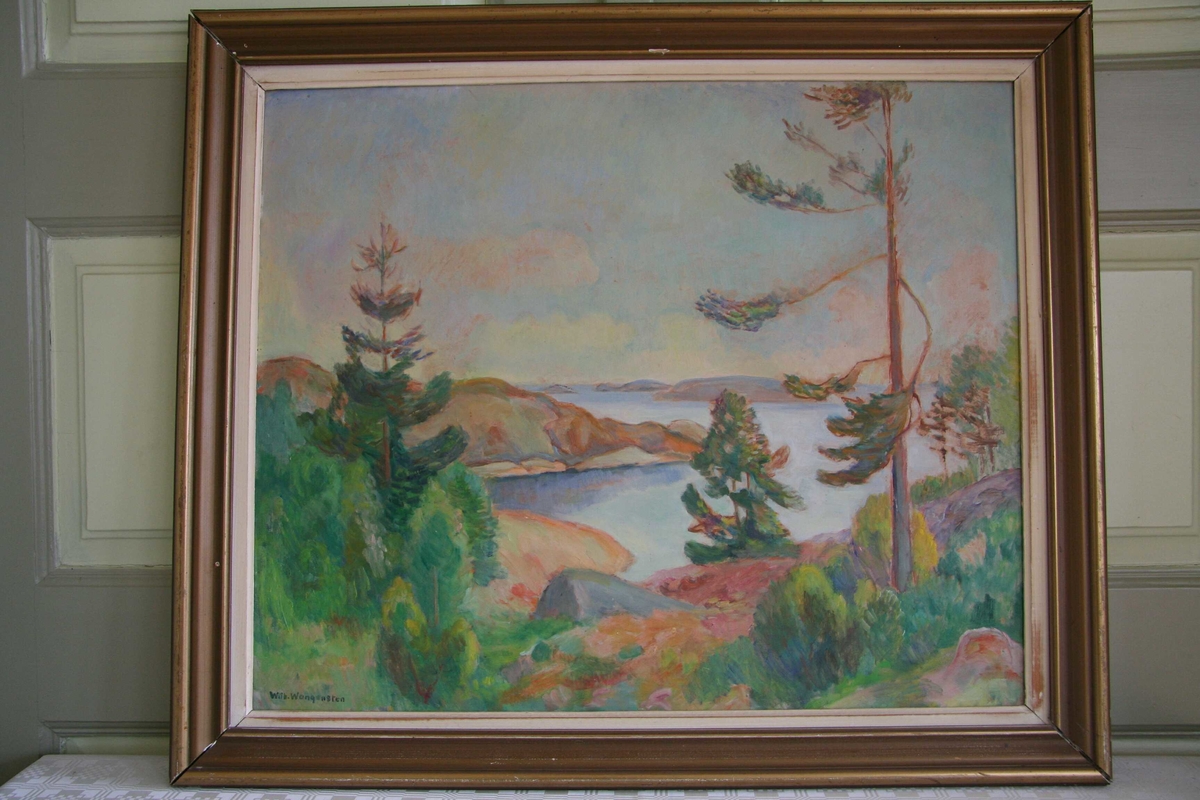Kystlandskap [Oljemaleri]