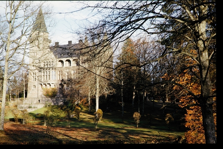 Teleborgs slott i Växjö. Hösten 1970.