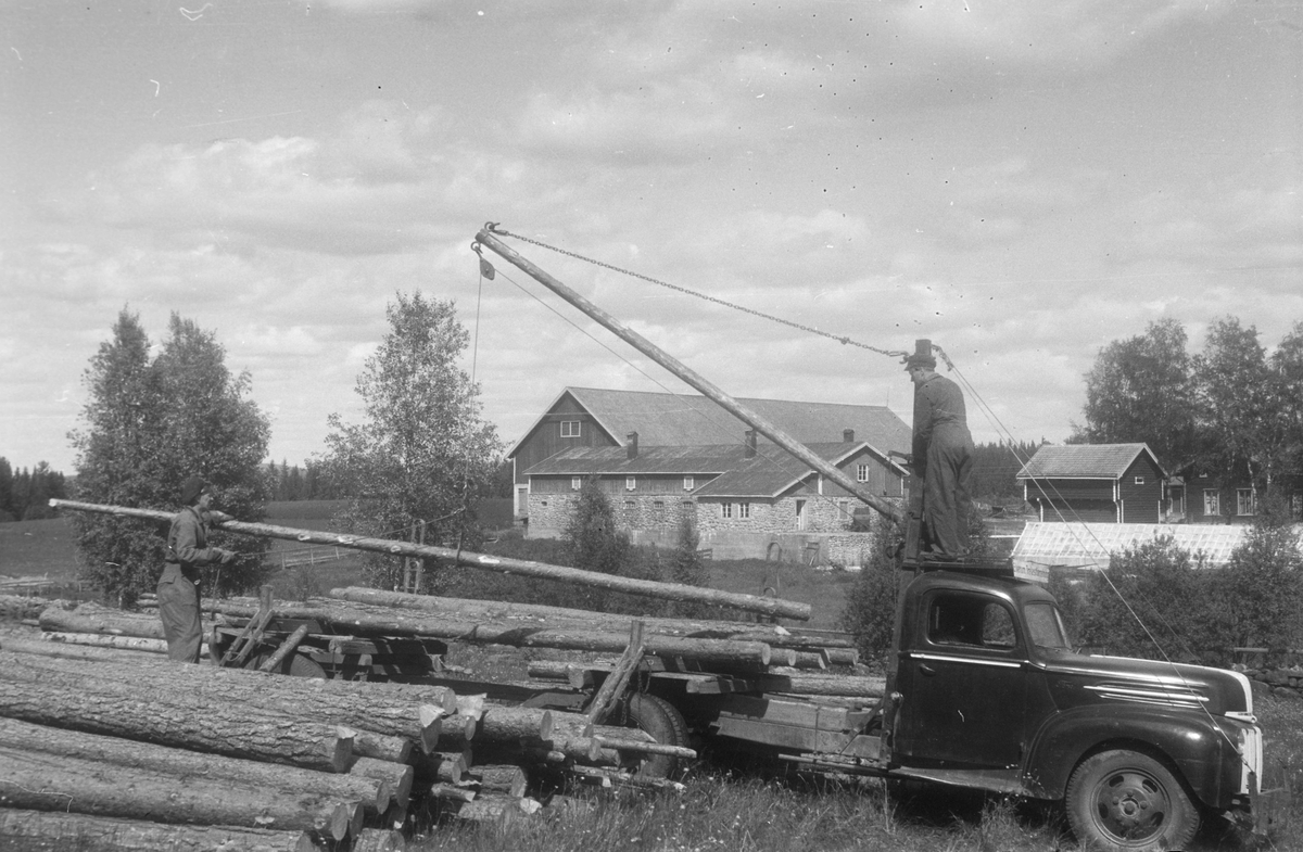 Tømmerlasting,lastebil