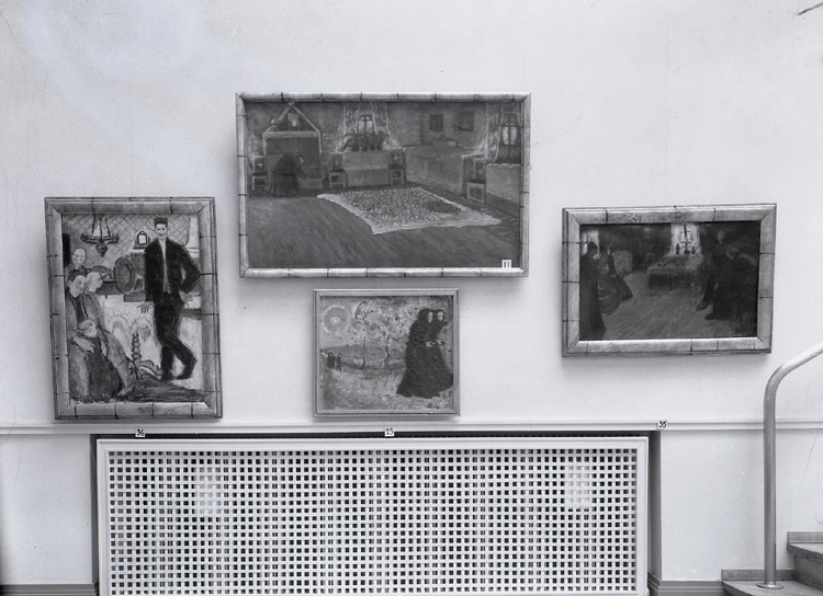 Från Elisabeth Bergstrand-Poulsens retrospektiva utställning på Smålands museum,
30 oktober-30 november 1937.
