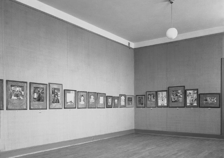 Från Elisabeth Bergstrand-Poulsens retrospektiva utställning på Smålands museum,
30 oktober-30 november 1937.