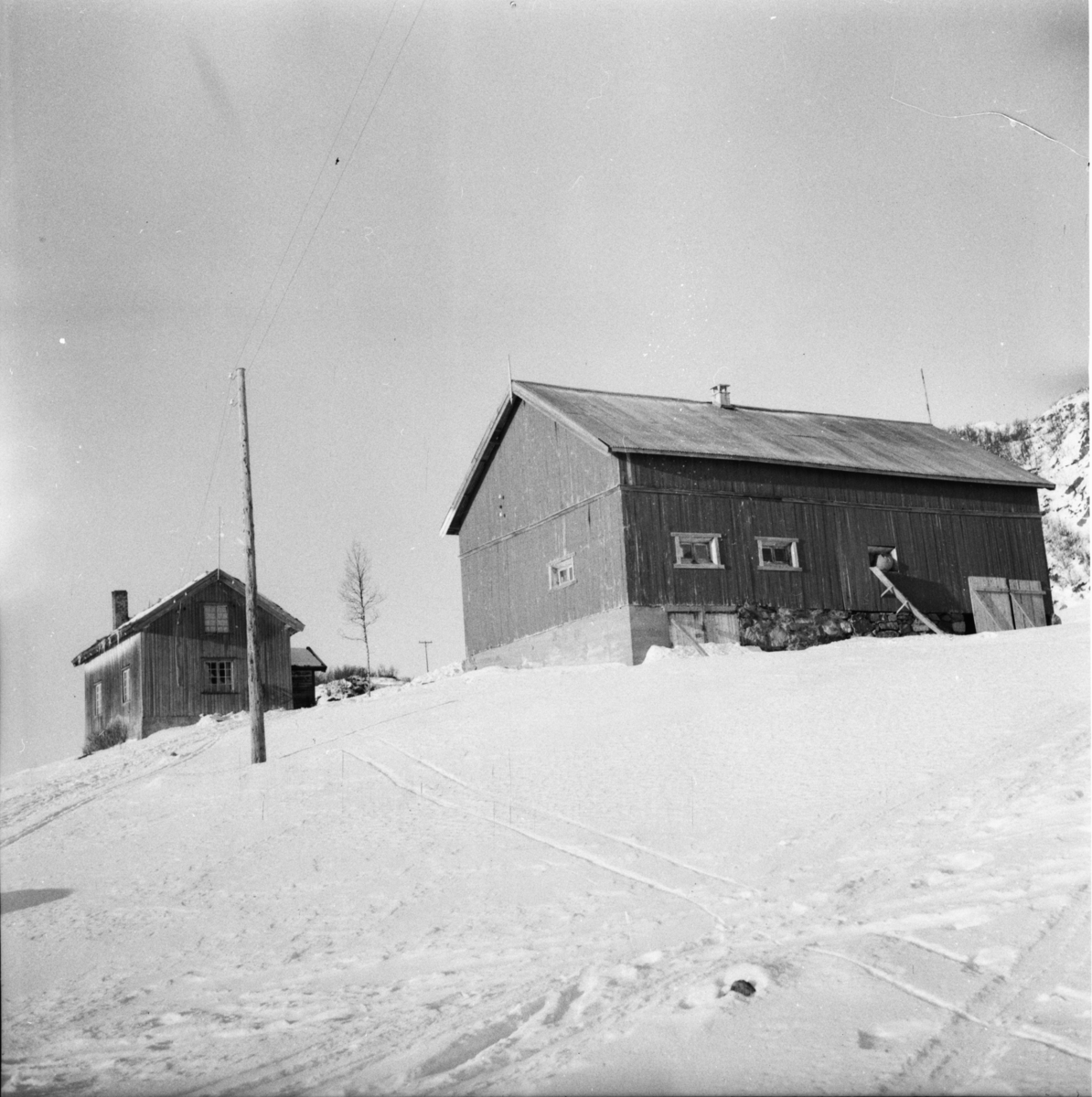 Vardens arkiv. "Besøk på fjellgård mellom Rauland og Rjukan" 07.01.1954