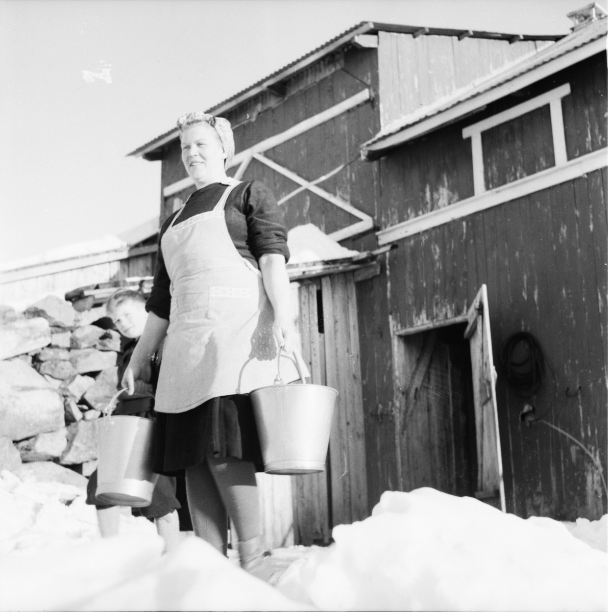 Vardens arkiv. "Besøk på fjellgård mellom Rauland og Rjukan" 07.01.1954