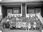 Gruppfoto. Risätra folkskola Bäckman.