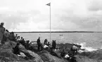 Gävle Segelsällskap. Seglingar. År 1925. Furuskär i Furuviksparken.